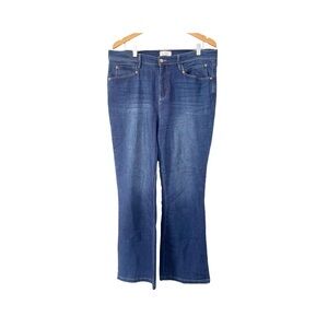 Nicole Miller Dark Wash Soho High Rise Bootcut Denim‎ Jeans